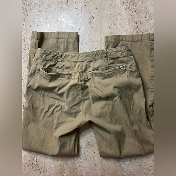 The North Face Cotton Roll-Up Hiking Pants Women’s Size 12 - Picture 2 of 6